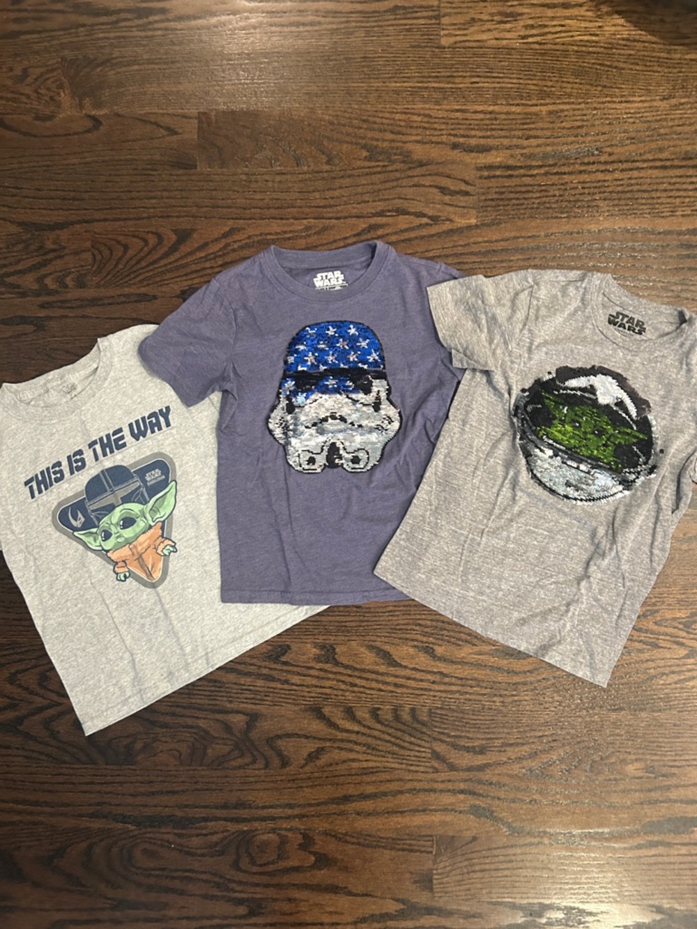 Star Wars TShirt Bundle Including 2 Reversible Sequin Shirts